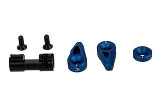 Strike Industries Flip Switch AR 15 safety selector features a blue anodized finish